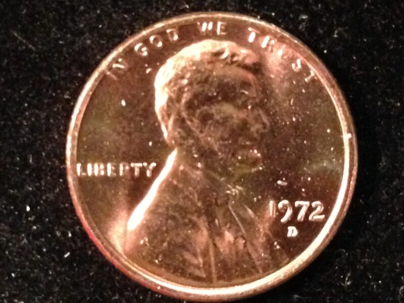 1972-D Lincoln Cent Gem BU