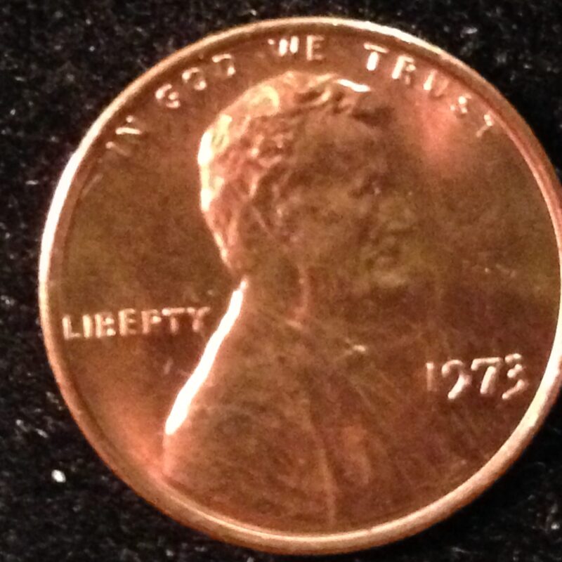 1973 Lincoln Cent Gem BU