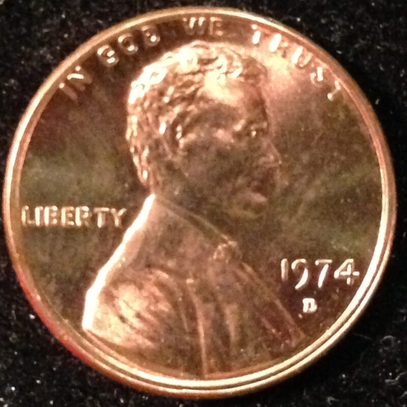 1974-D Lincoln Cent Gem BU