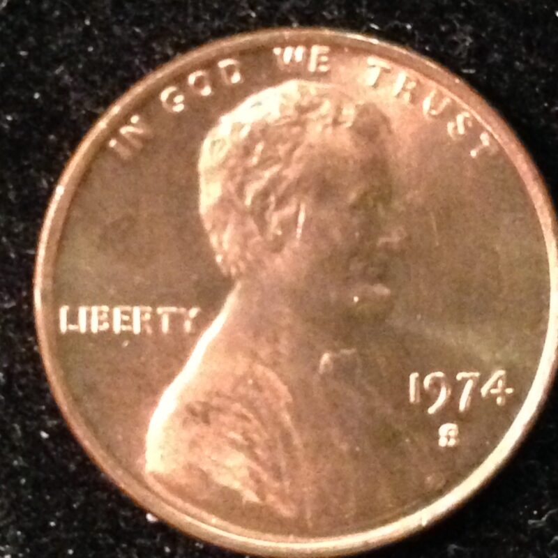 1974-S Lincoln Cent Gem BU