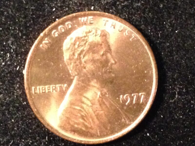 1977 Lincoln Cent Gem BU