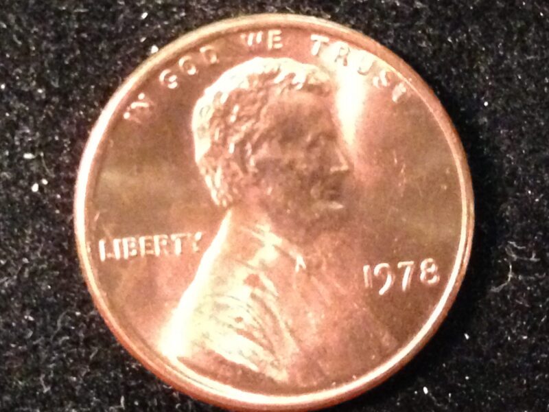 1978 Lincoln Cent Gem BU