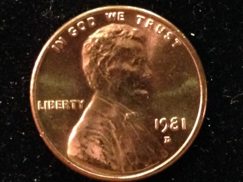 1981-D Lincoln Cent Gem BU