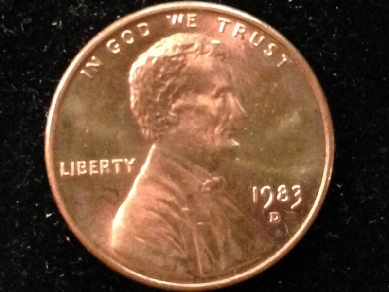 1983-D Lincoln Cent Gem BU