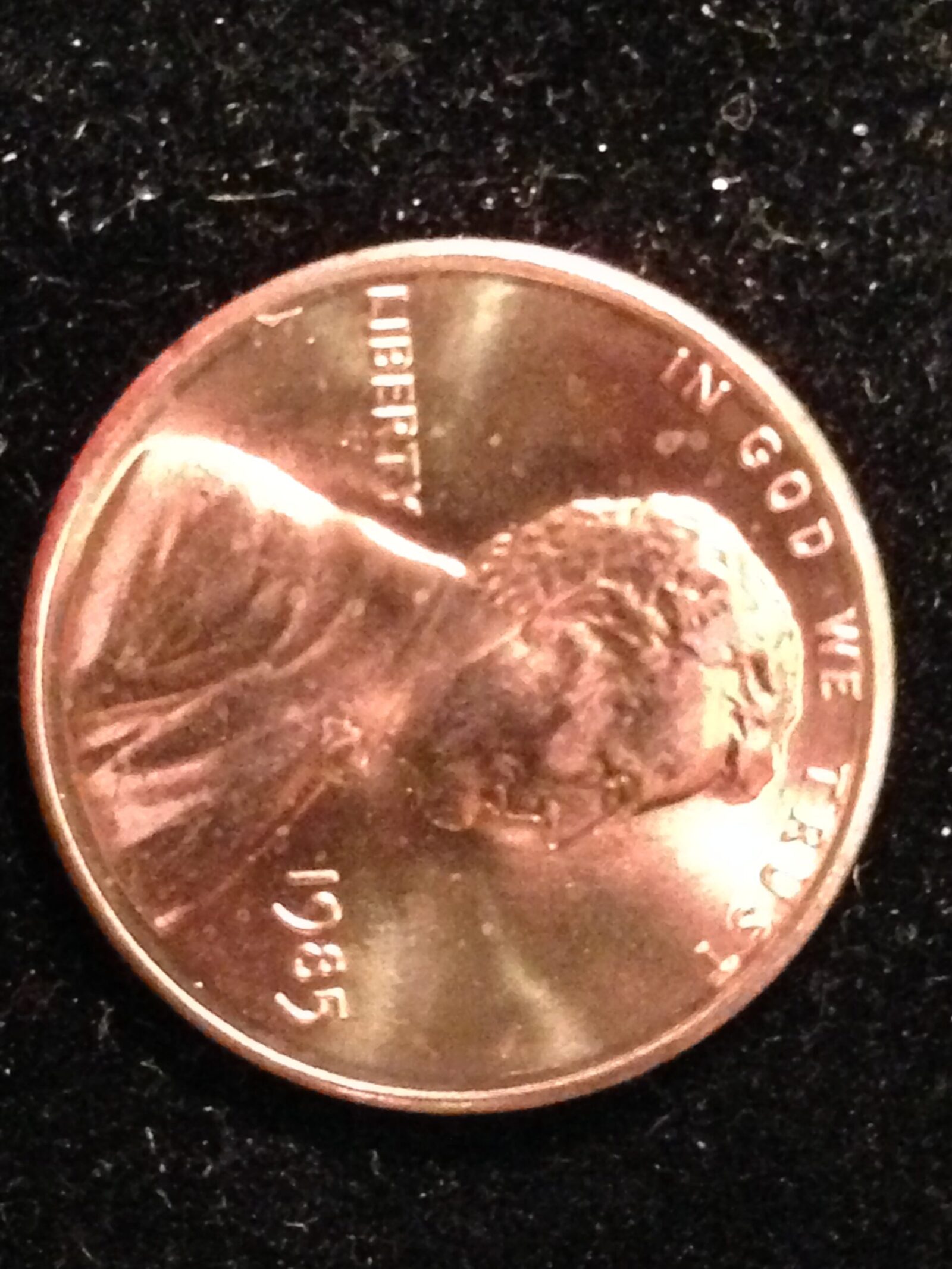 1985 Lincoln Cent Gem BU