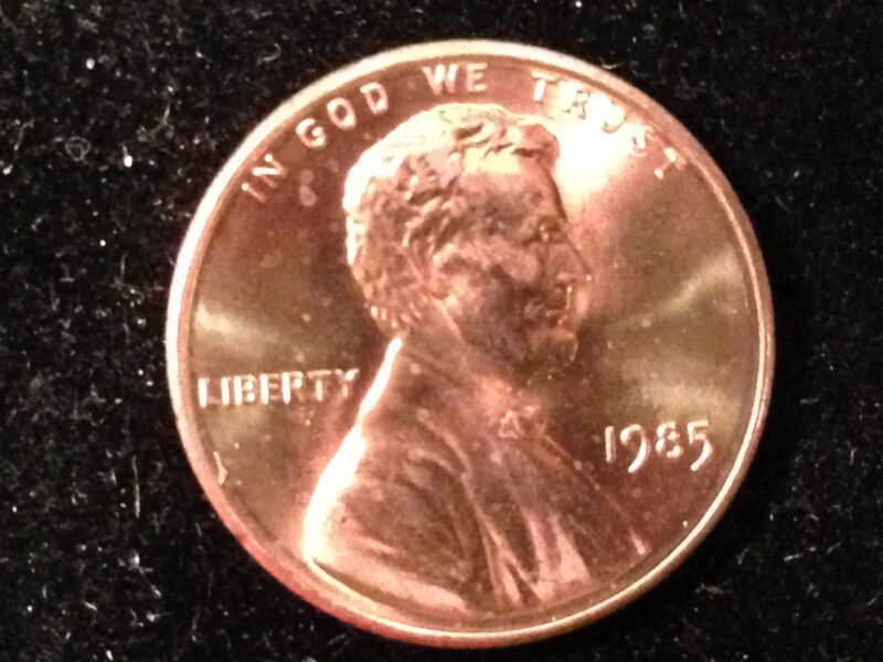 1985 Lincoln Cent Gem BU