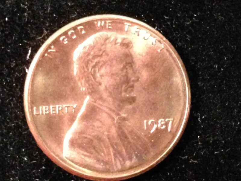 1987 Lincoln Cent Gem BU