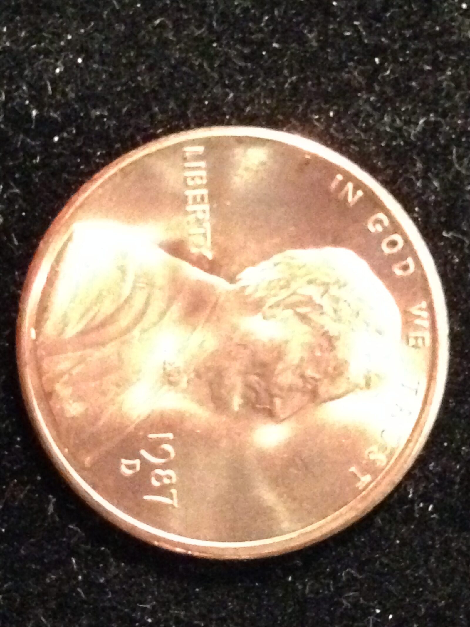 1987-D Lincoln Cent Gem BU