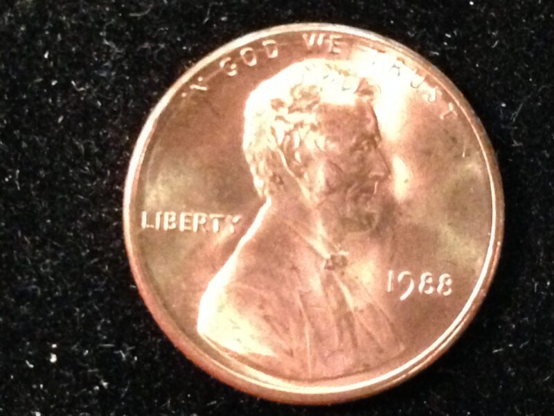 1988 Lincoln Cent Gem BU