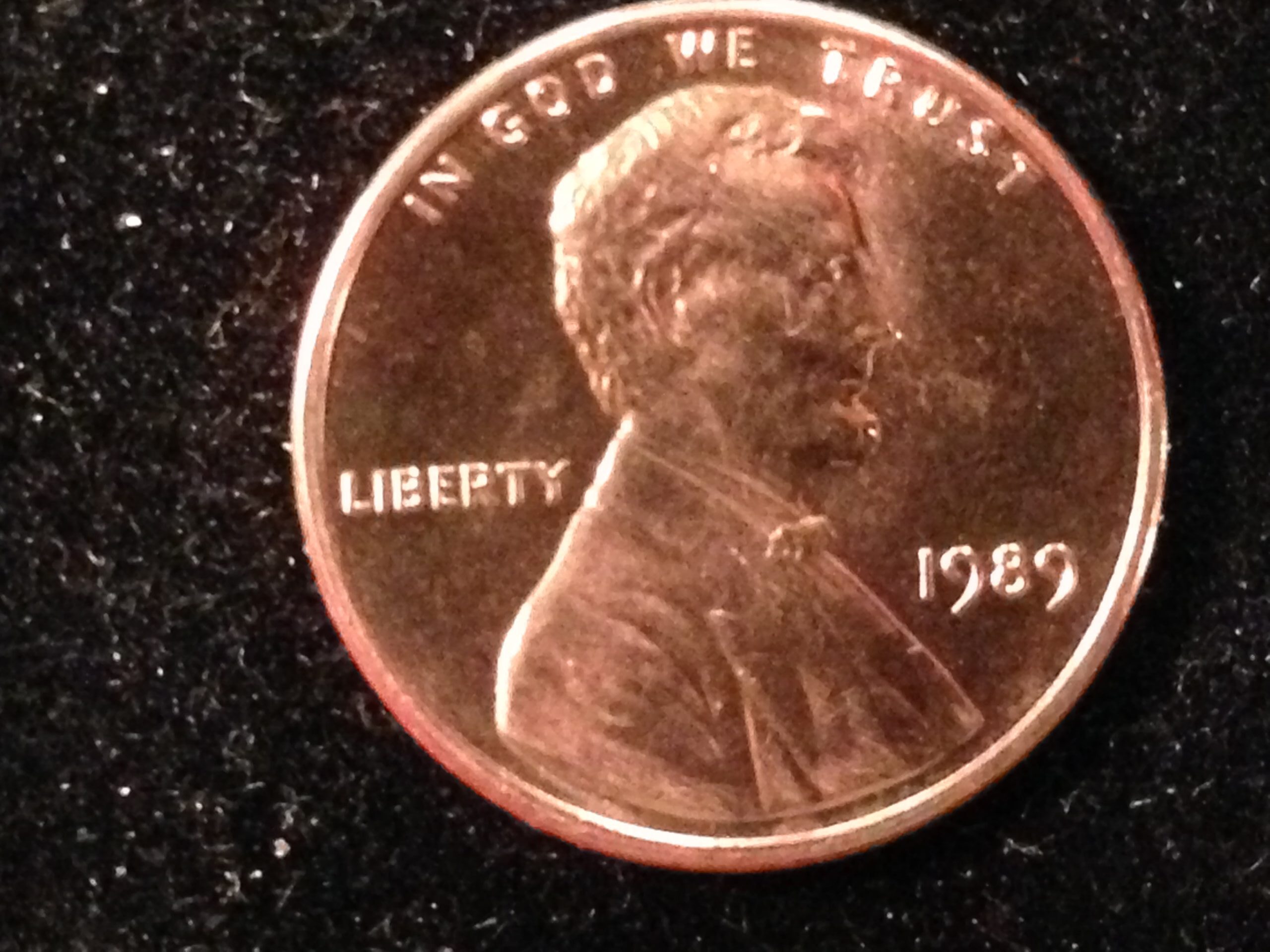 1989 Lincoln Cent Gem BU