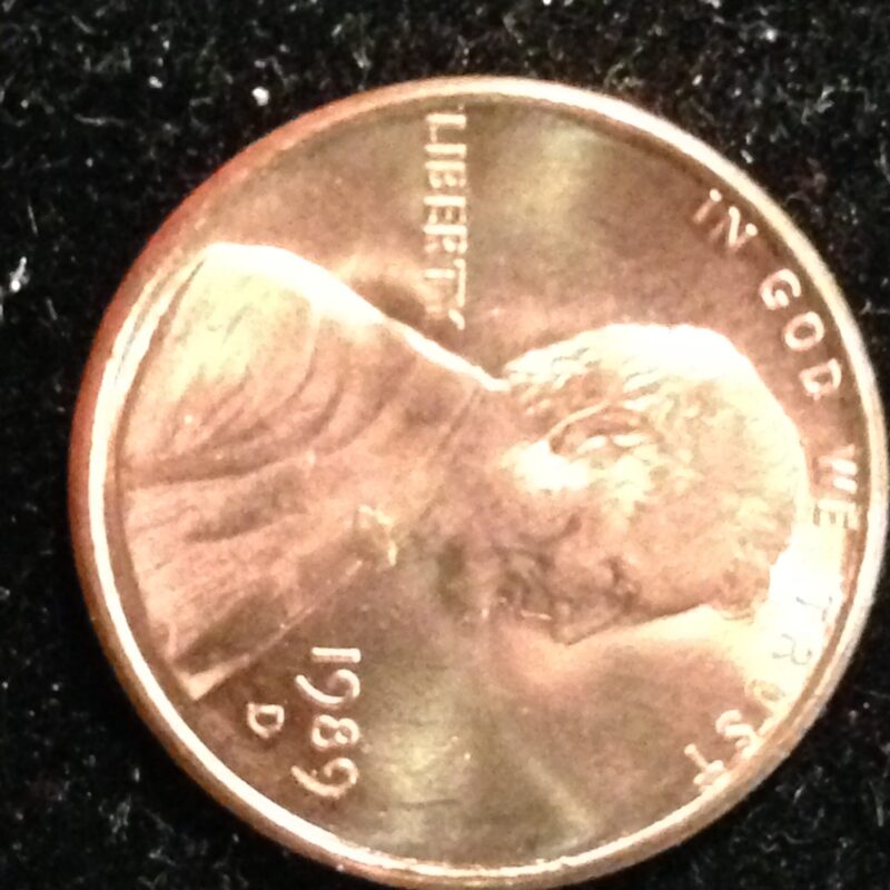 1989-D Lincoln Cent Gem BU