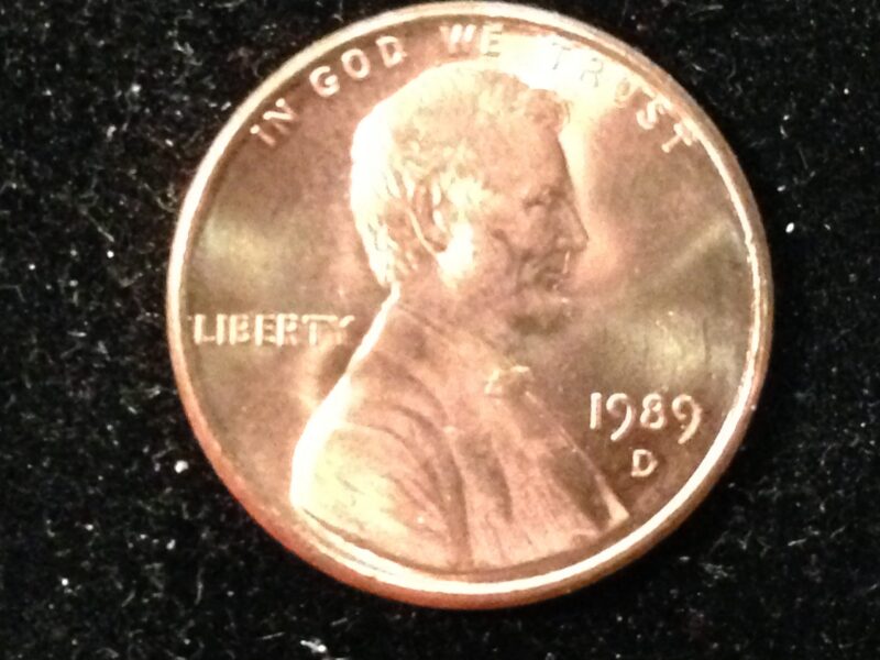 1989-D Lincoln Cent Gem BU