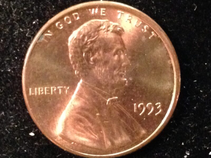1993 Lincoln Cent Gem BU