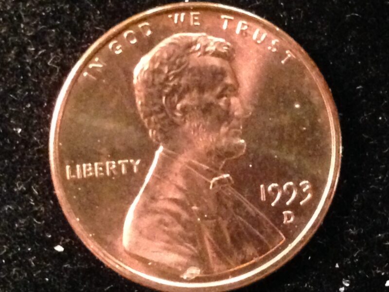 1993-D Lincoln Cent Gem BU