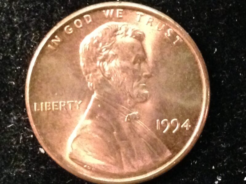 1994 Lincoln Cent Gem BU