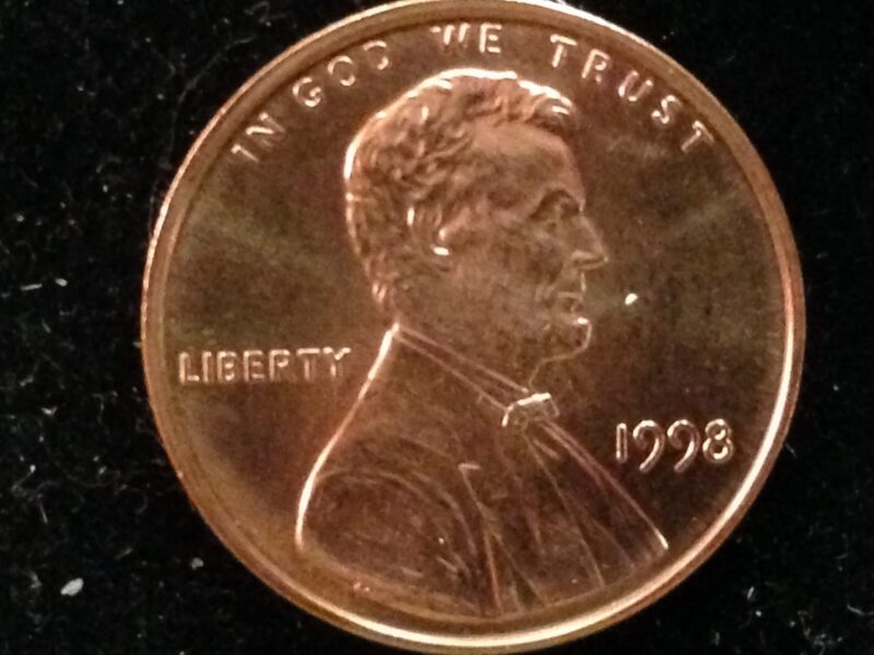 1998 Lincoln Cent Gem BU