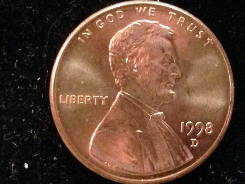 1998-D Lincoln Cent Gem BU