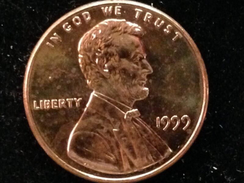 1999 Lincoln Cent Gem BU