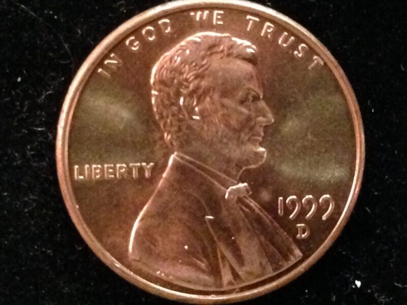 1999-D Lincoln Cent Gem BU