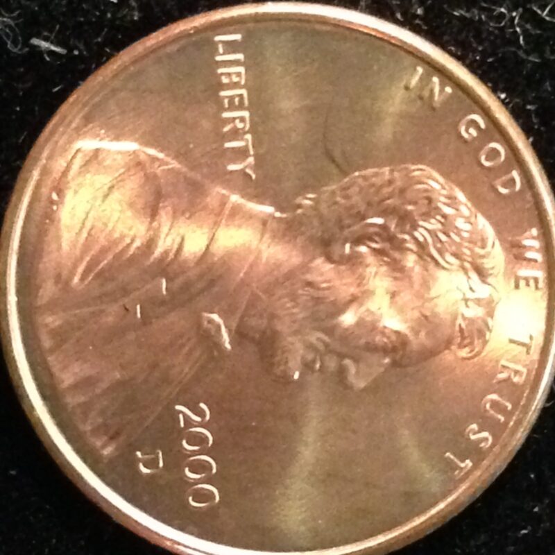 2000-D Lincoln Cent Gem BU