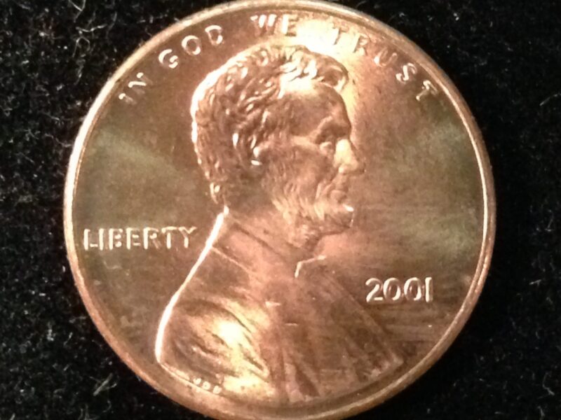 2001 Lincoln Cent Gem BU