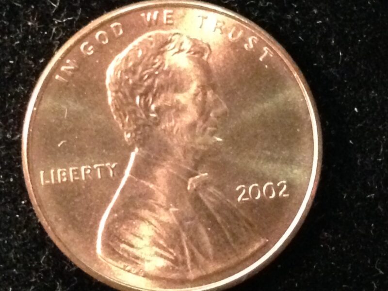 2002 Lincoln Cent Gem BU