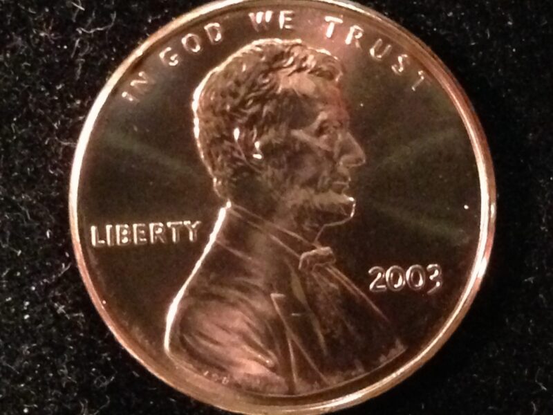 2003 Lincoln Cent Gem BU