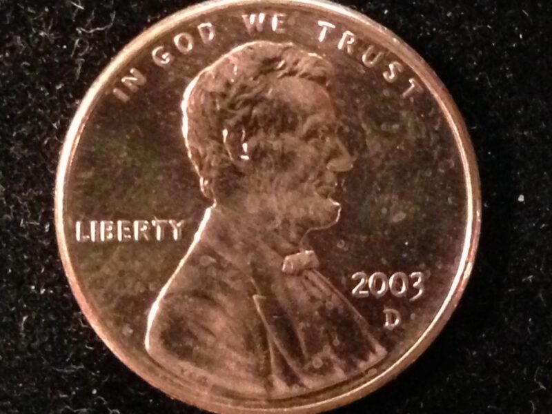 2003-D Lincoln Cent Gem BU