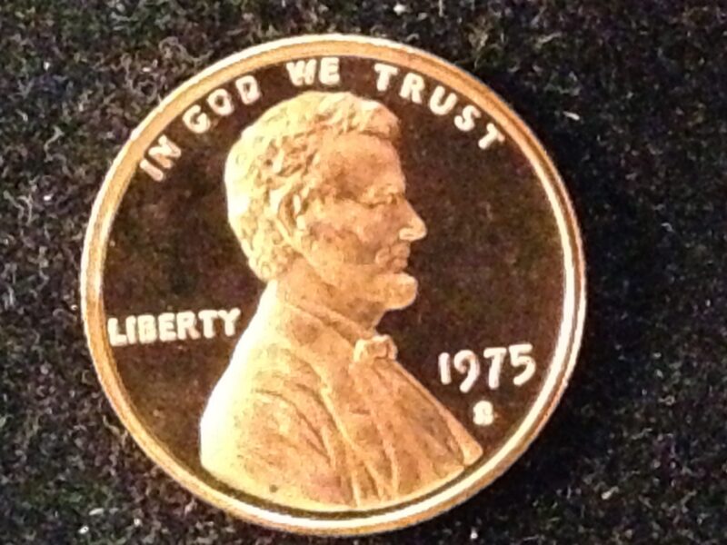 1975-S Lincoln Cent Gem Proof