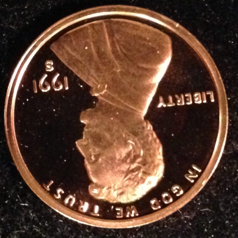 1991-S  Lincoln Cent Gem Proof