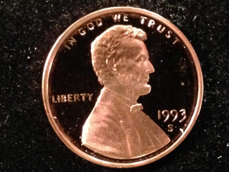 1993-S Lincoln Cent Gem Proof