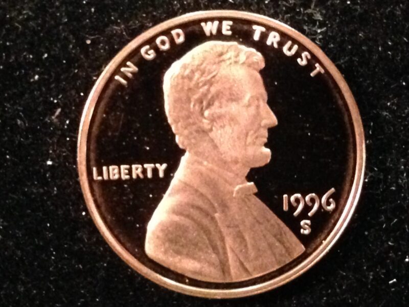1996-S Lincoln Cent Gem Proof