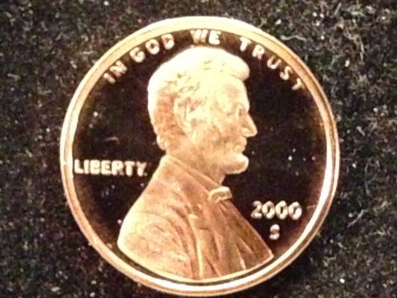 2000-S Lincoln Cent Gem Proof