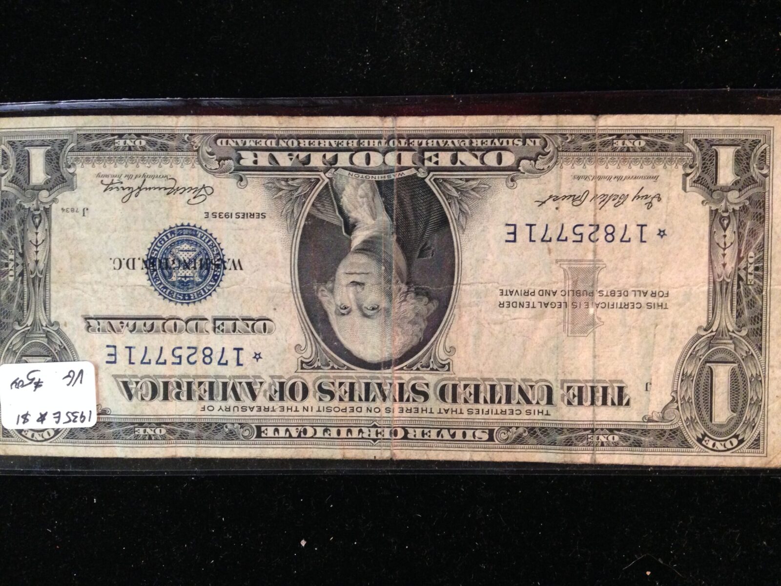 1935* $1.00 Silver Certificates VG
