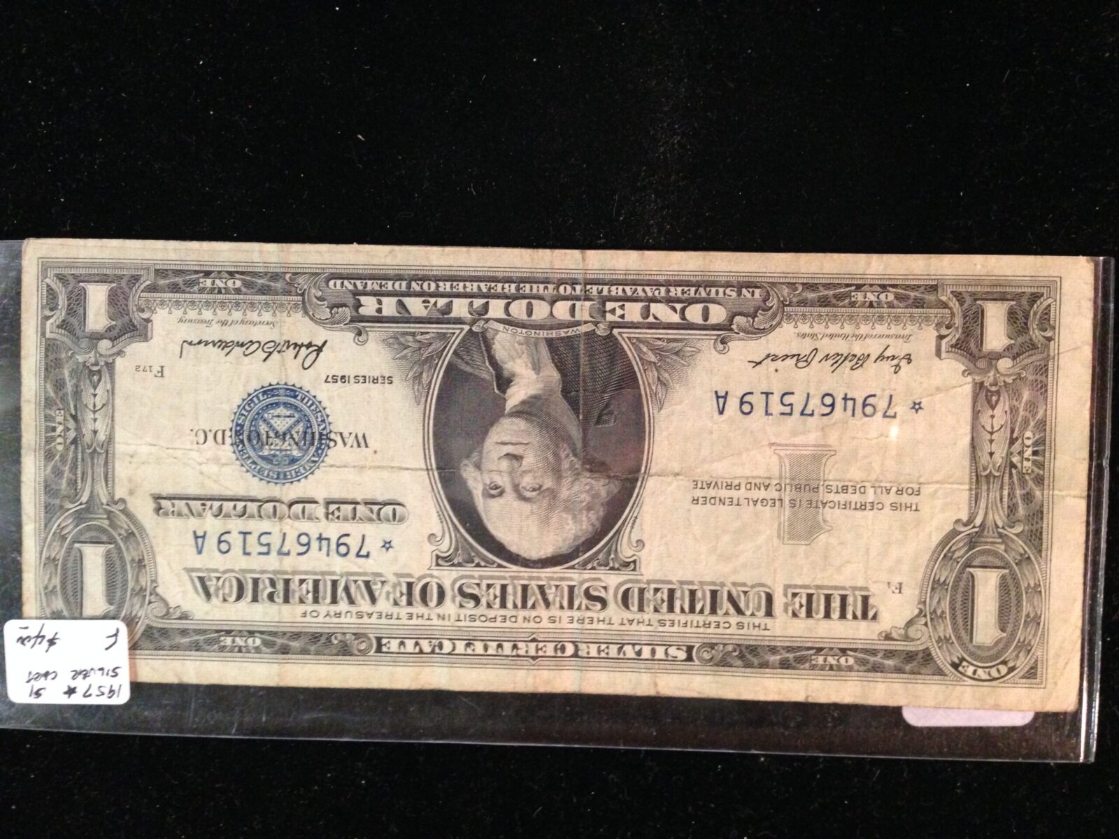 1957* $1.00 Silver Certificates F