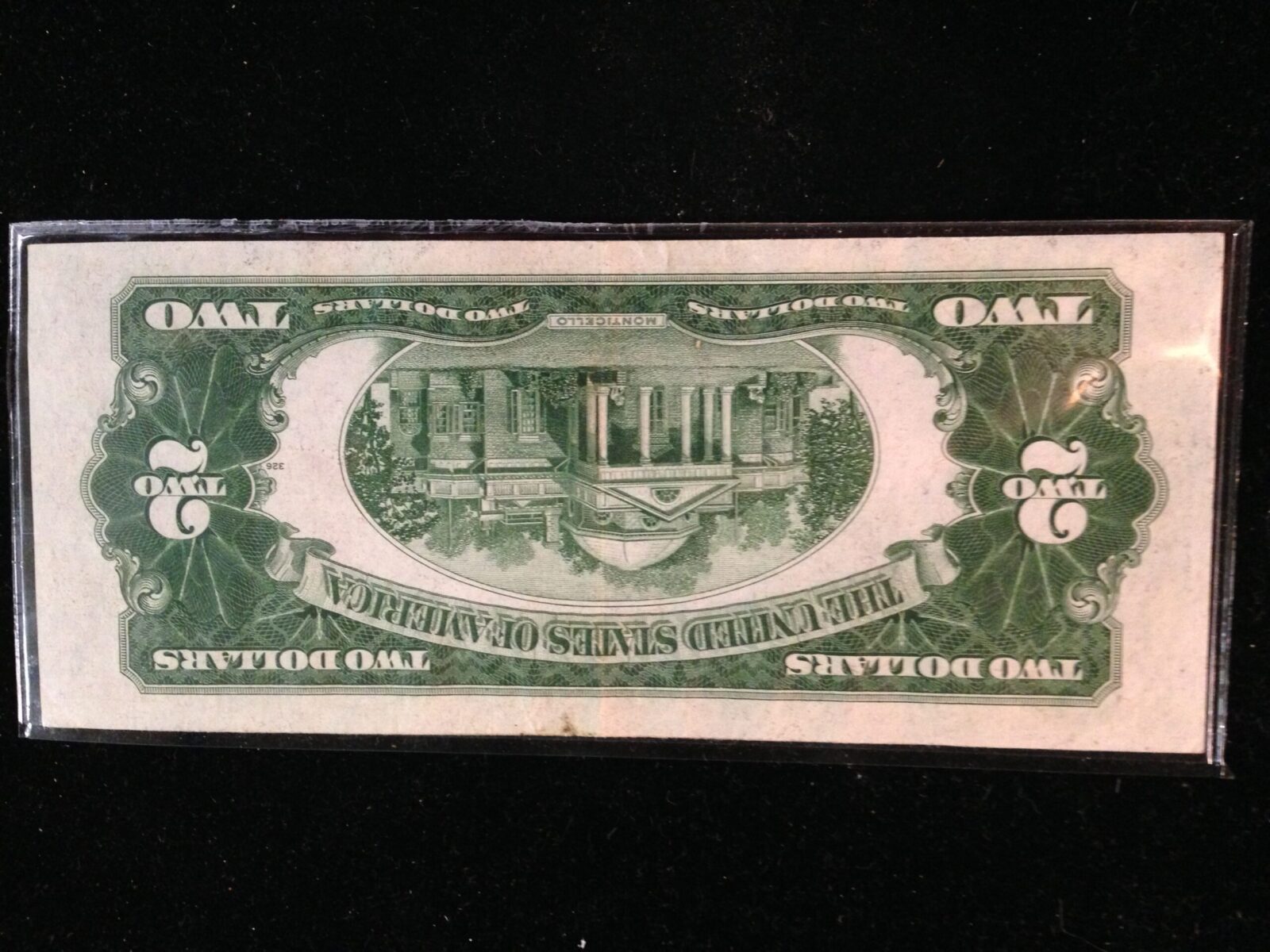 1928 $2.00 Red Seal USN XF - Image 2