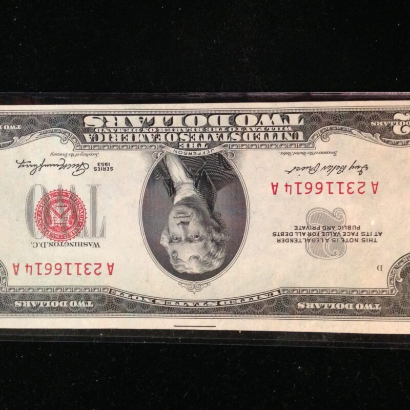 1953 $2.00 Red Seal USN CU