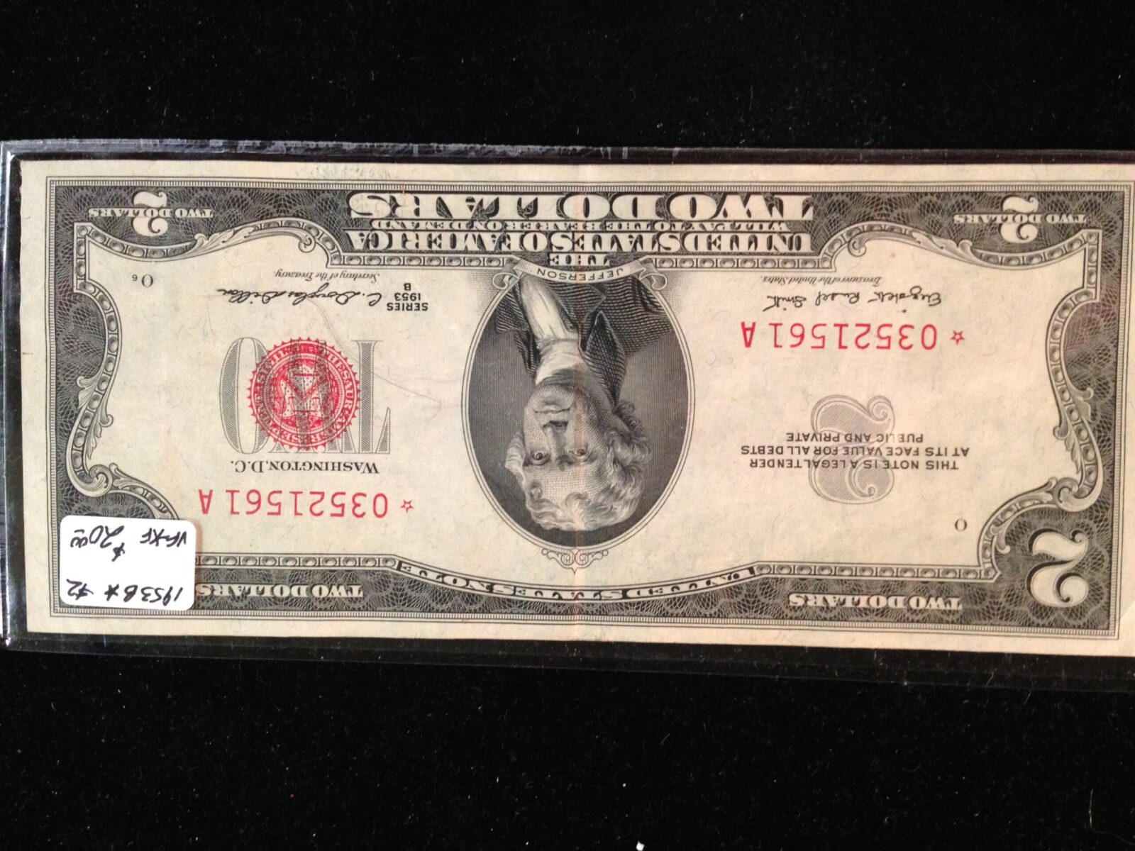 1953* $2.00 Red Seal USN VF-XF