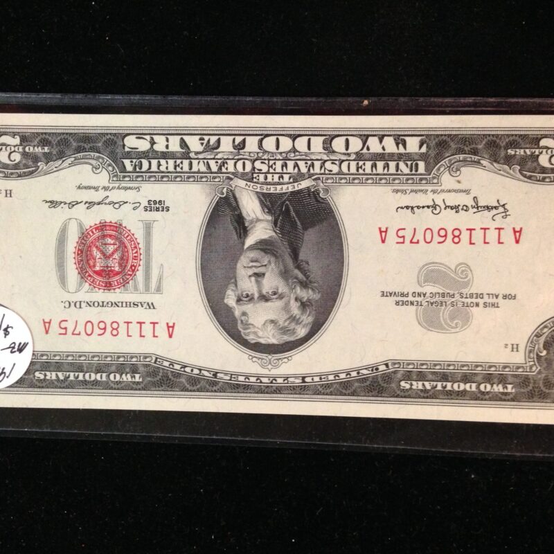 1963 $2.00 Red Seal USN CU