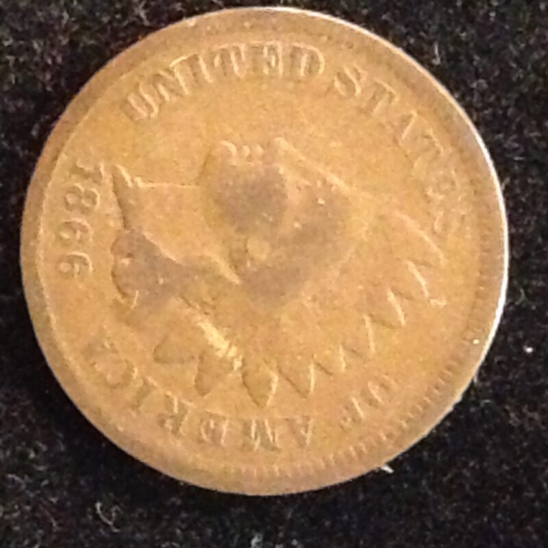 1866 Indian Cent AG/G