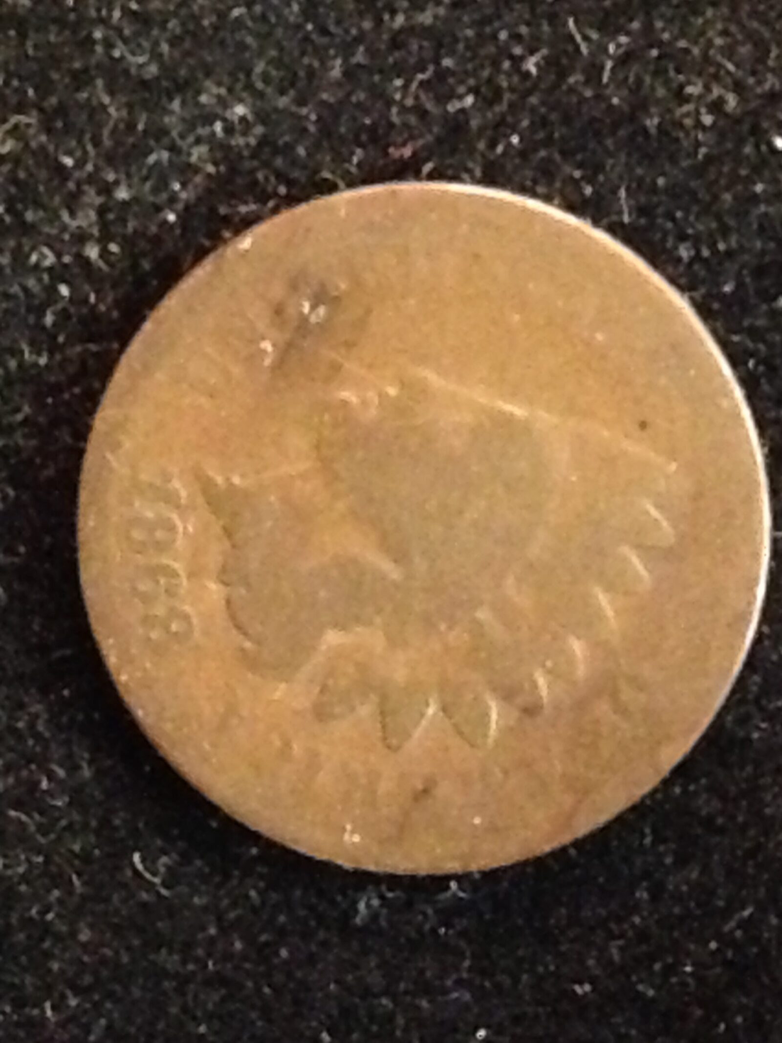 1868 Indian Cent AG/G
