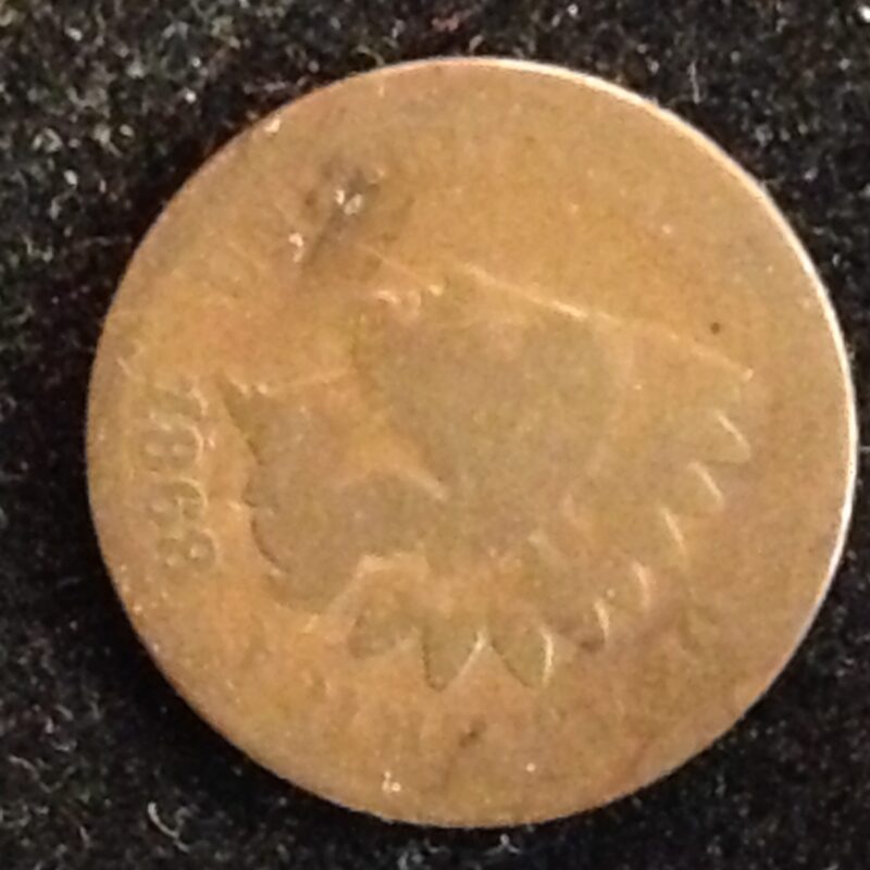 1868 Indian Cent AG/G