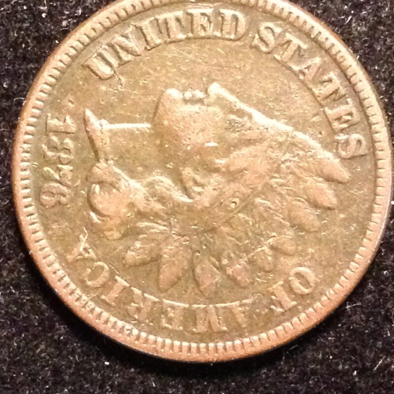 1876 Indian Cent AG/G