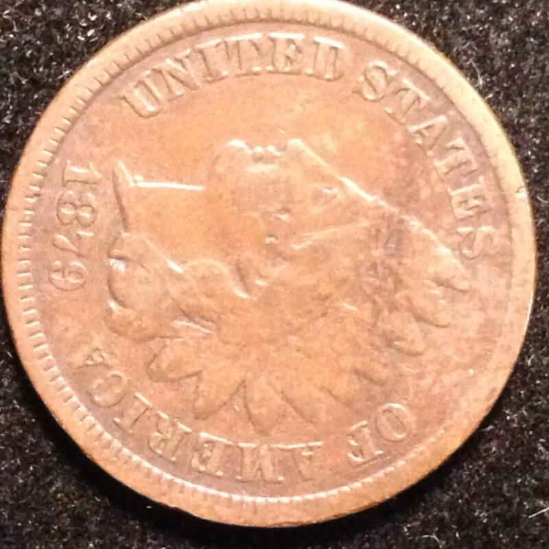 1879 Indian Cent F