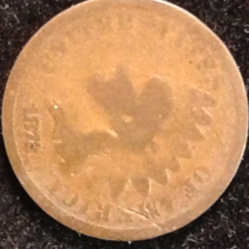 1872 Indian Cent F