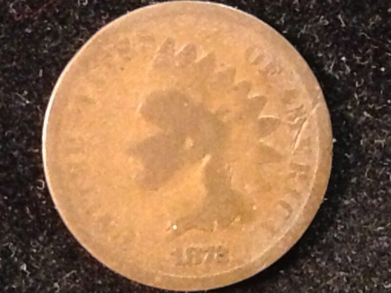 1872 Indian Cent F