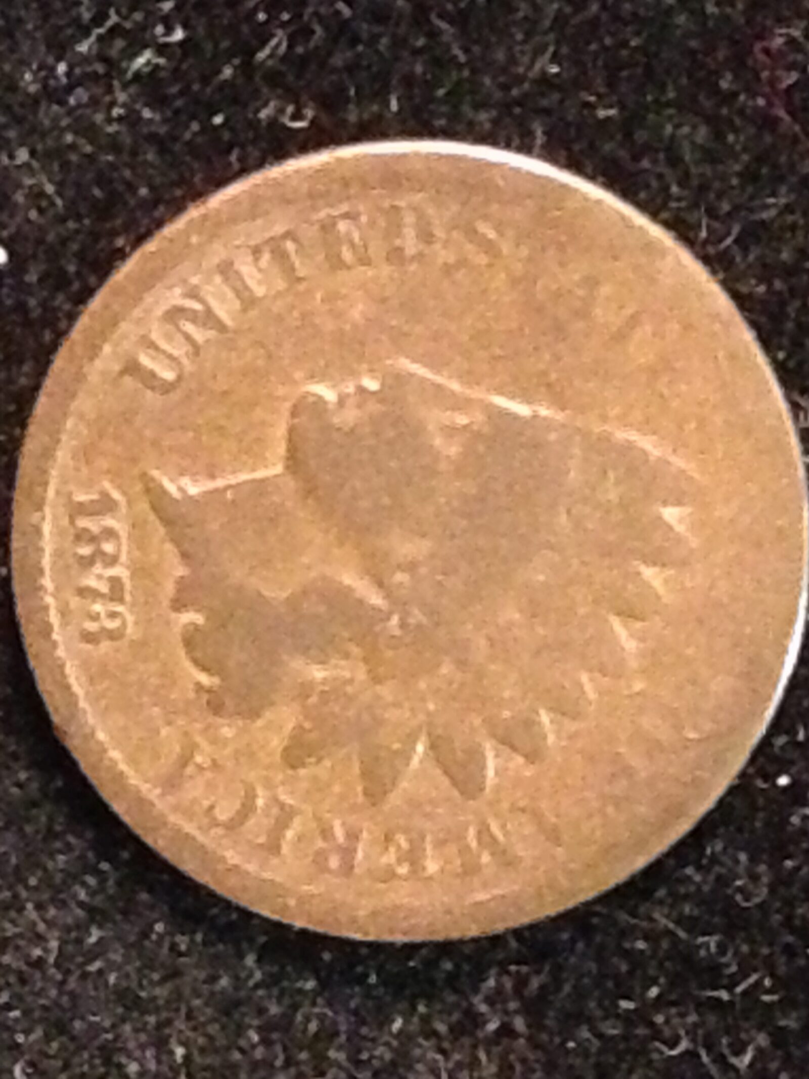1873 Indian Cent G