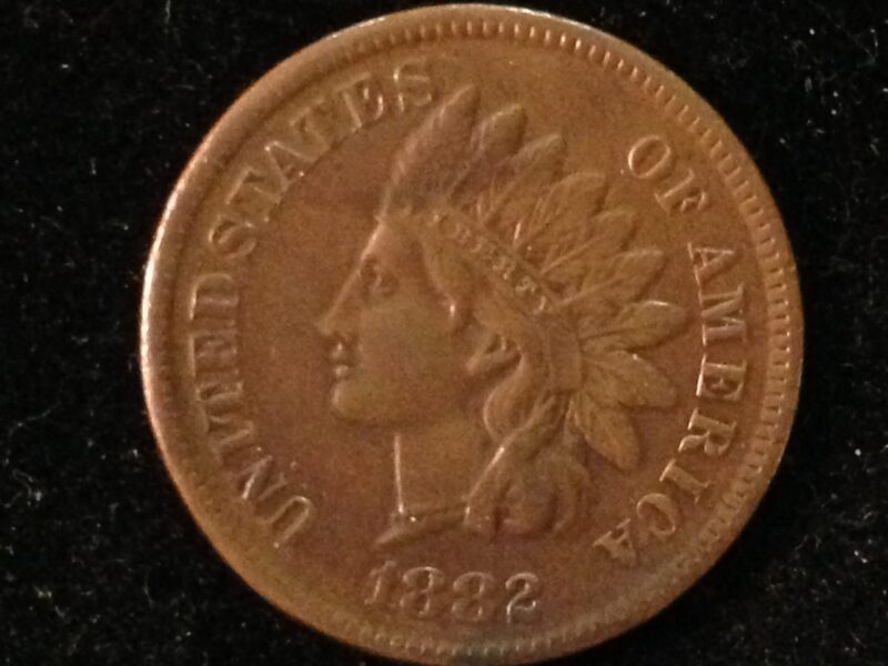 1882 Indian Cent XF