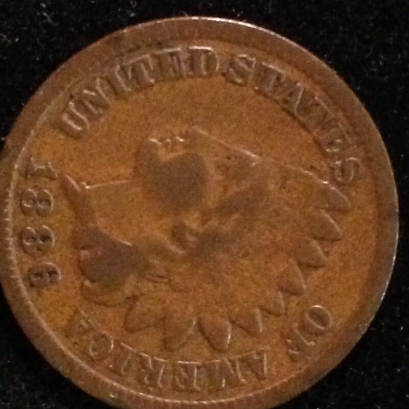 1886 Ty I Indian Cent F