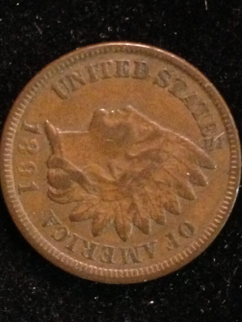 1891 Indian Cent XF